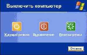 Начало и завершение работы, главное меню